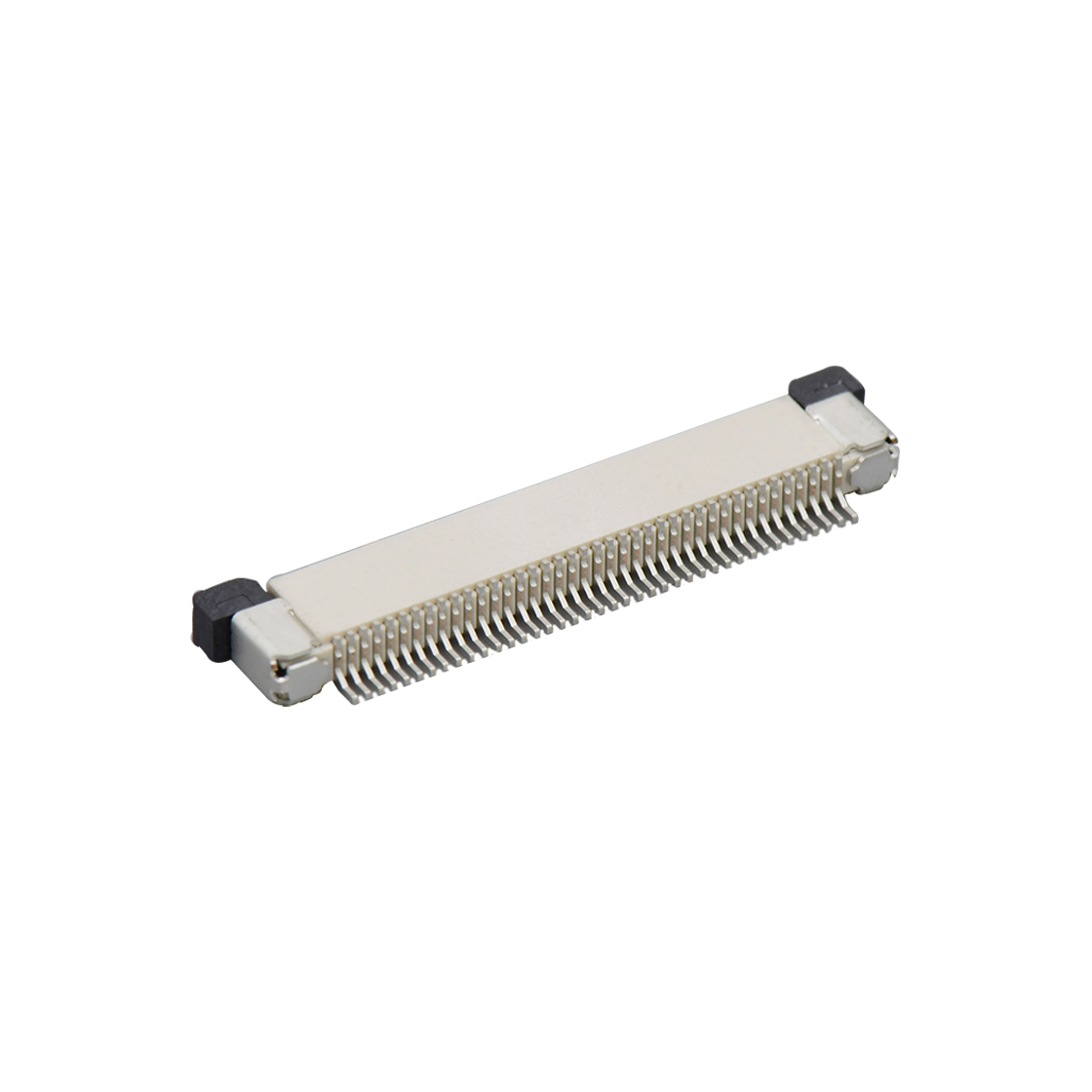 F0505 FPC FFC连接器Pitch 0.50mm H2.0mm卧贴抽屉式上接 FPC 40Pin本色 镀雾锡